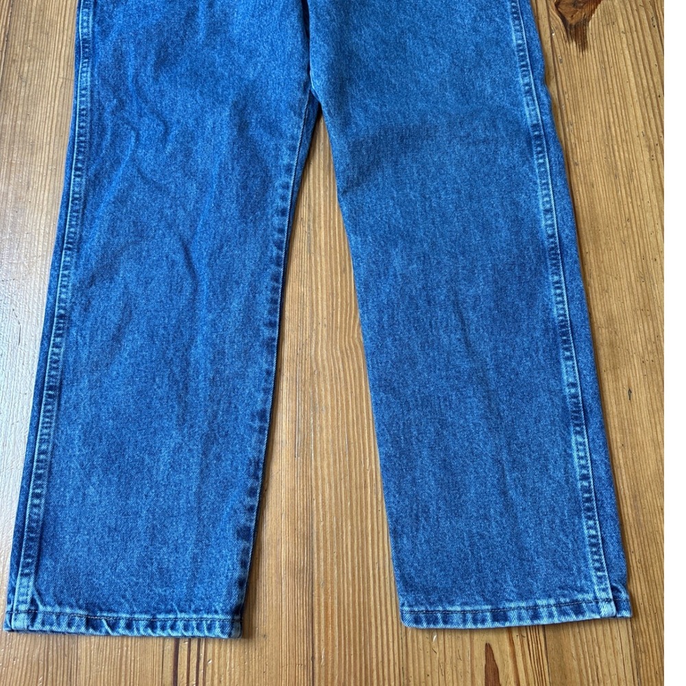 Wrangler Jeans Mens Blue Regular Fit Straight Leg Denim SIZE 36x29 - Picture 3 of 6